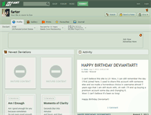 Tablet Screenshot of farter.deviantart.com