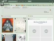 Tablet Screenshot of davinci73.deviantart.com