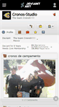 Mobile Screenshot of cronos-studio.deviantart.com