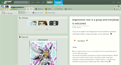 Desktop Screenshot of angewomon.deviantart.com