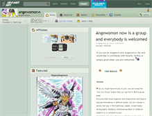 Tablet Screenshot of angewomon.deviantart.com