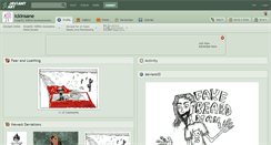 Desktop Screenshot of ickinsane.deviantart.com