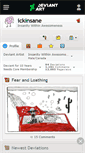 Mobile Screenshot of ickinsane.deviantart.com
