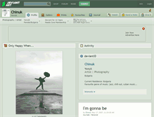 Tablet Screenshot of chinuk.deviantart.com