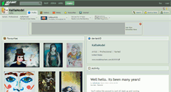 Desktop Screenshot of kalliamodel.deviantart.com