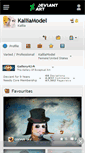 Mobile Screenshot of kalliamodel.deviantart.com