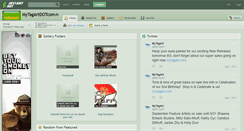 Desktop Screenshot of mytagartdotcom.deviantart.com