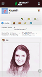 Mobile Screenshot of kyumin.deviantart.com