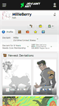 Mobile Screenshot of millieberry.deviantart.com