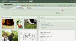 Desktop Screenshot of happymaterial5.deviantart.com