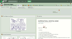 Desktop Screenshot of elemental-magus.deviantart.com