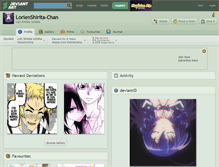 Tablet Screenshot of lorienshirita-chan.deviantart.com