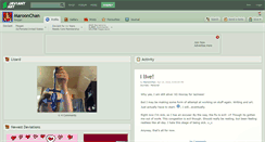 Desktop Screenshot of maroonchan.deviantart.com