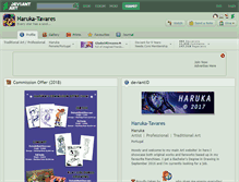 Tablet Screenshot of haruka-tavares.deviantart.com