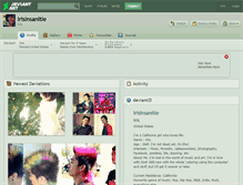 Tablet Screenshot of irisinsanitie.deviantart.com