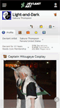 Mobile Screenshot of light-and-dark.deviantart.com