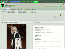 Tablet Screenshot of light-and-dark.deviantart.com