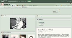 Desktop Screenshot of antiquarian.deviantart.com