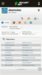 Mobile Screenshot of daemotes.deviantart.com
