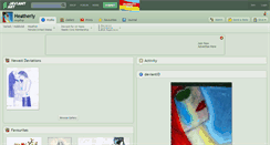 Desktop Screenshot of heatherly.deviantart.com