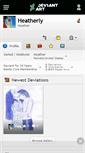 Mobile Screenshot of heatherly.deviantart.com