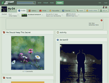 Tablet Screenshot of my-d4.deviantart.com