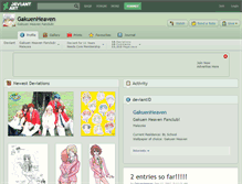 Tablet Screenshot of gakuenheaven.deviantart.com