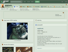 Tablet Screenshot of epiphonic.deviantart.com
