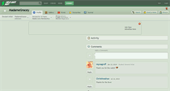 Desktop Screenshot of madamegracey.deviantart.com