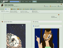 Tablet Screenshot of dark-sobriety.deviantart.com