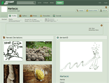 Tablet Screenshot of martaczc.deviantart.com