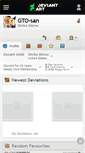 Mobile Screenshot of gto-san.deviantart.com