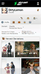 Mobile Screenshot of dirtylemon.deviantart.com