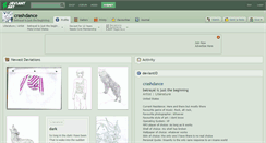 Desktop Screenshot of crashdance.deviantart.com
