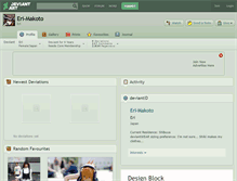 Tablet Screenshot of eri-makoto.deviantart.com