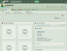 Tablet Screenshot of evilmariobot.deviantart.com