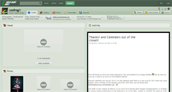 Desktop Screenshot of cosfrog.deviantart.com