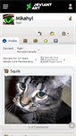 Mobile Screenshot of mikahyl.deviantart.com