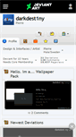 Mobile Screenshot of darkdest1ny.deviantart.com