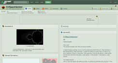 Desktop Screenshot of evilspacehamster.deviantart.com