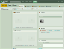 Tablet Screenshot of maturenude.deviantart.com