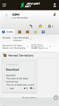 Mobile Screenshot of cow.deviantart.com