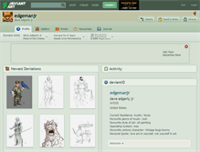 Tablet Screenshot of edgemanjr.deviantart.com