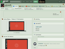 Tablet Screenshot of nekron29.deviantart.com