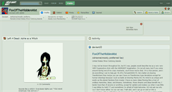 Desktop Screenshot of foxofthehiddenmist.deviantart.com