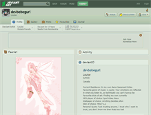 Tablet Screenshot of devbebegurl.deviantart.com
