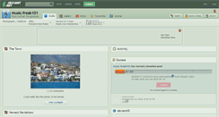 Desktop Screenshot of music-freak101.deviantart.com