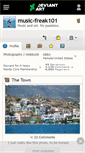 Mobile Screenshot of music-freak101.deviantart.com
