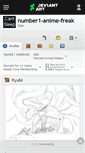 Mobile Screenshot of number1-anime-freak.deviantart.com