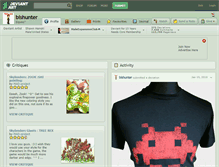 Tablet Screenshot of bishunter.deviantart.com
